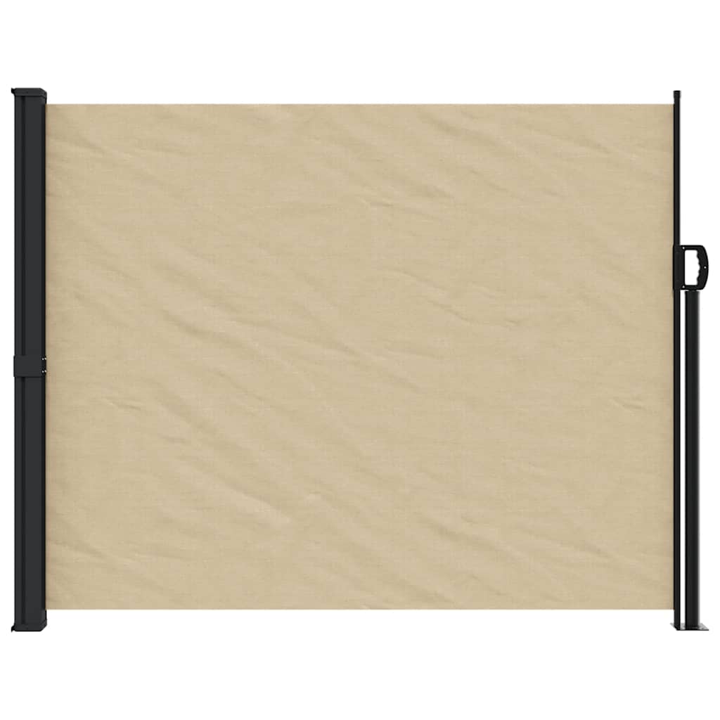 Beige sisäänvedettävä sivumarkiisi Paraschita 170x300cm