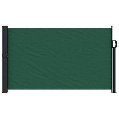 Sisäänvedettävä sivumarkiisi tummanvihreä 120x500 cm