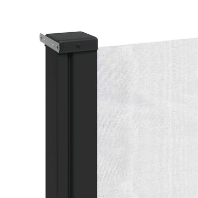 Valkoinen sisäänvedettävä sivumarkiisi Paraschita 140x600cm