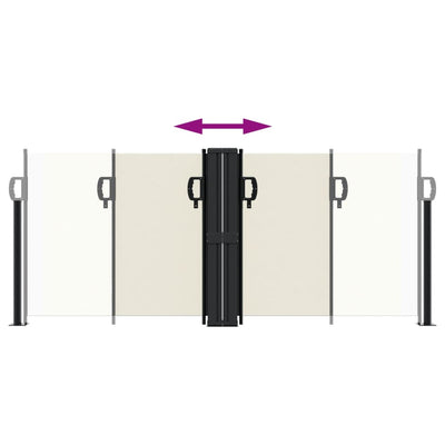 Kerma sisäänvedettävä sivumarkiisi Ulmu 100x600cm