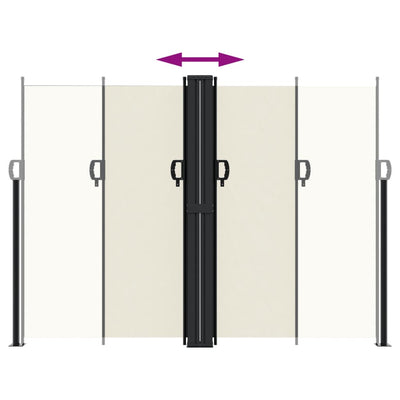 Kerma sisäänvedettävä sivumarkiisi Ulmu 180x600cm