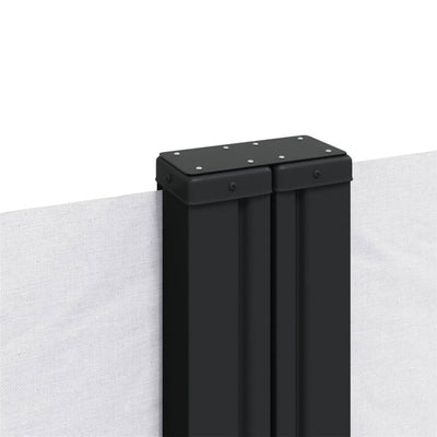 Valkoinen sisäänvedettävä sivumarkiisi Ulmu 180x600cm