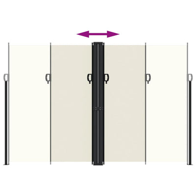 Kerma sisäänvedettävä sivumarkiisi Ulmu 220x600cm