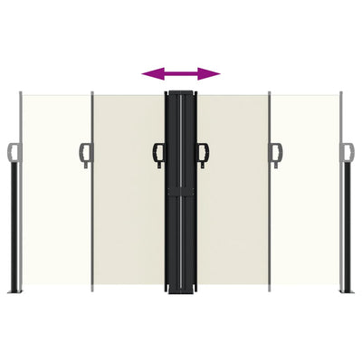 Kerma sisäänvedettävä sivumarkiisi Ulmu 140x1000cm