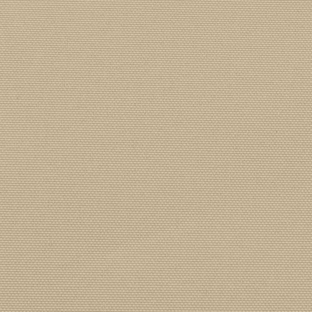 Beige sisäänvedettävä sivumarkiisi Ulmu 140x1000cm