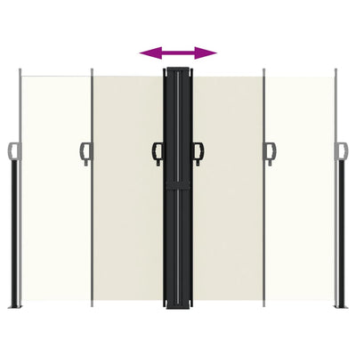 Kerma sisäänvedettävä sivumarkiisi Ulmu 180x1000cm