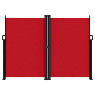 Punainen sisäänvedettävä sivumarkiisi Ulmu 180x1000cm