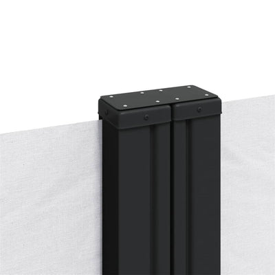 Valkoinen sisäänvedettävä sivumarkiisi Ulmu 180x1000cm