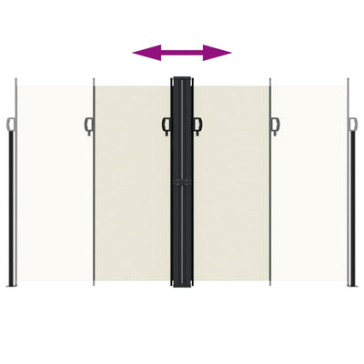 Kerma sisäänvedettävä sivumarkiisi Ulmu 200x1000cm