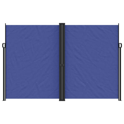 Sininen sisäänvedettävä sivumarkiisi Ulmu 220x1000cm