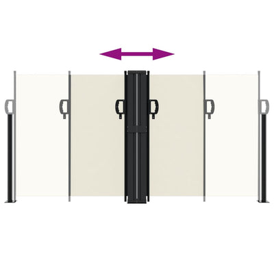 Kerma sisäänvedettävä sivumarkiisi Ulmu 120x1200cm