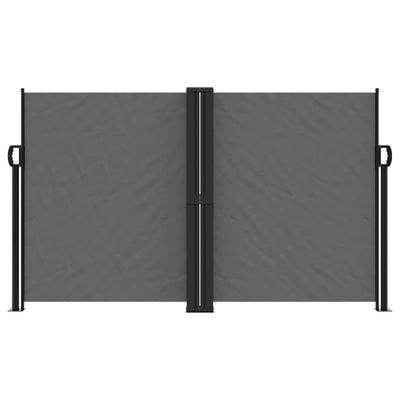 Antrasiitti sisäänvedettävä sivumarkiisi Ulmu 140x1200cm