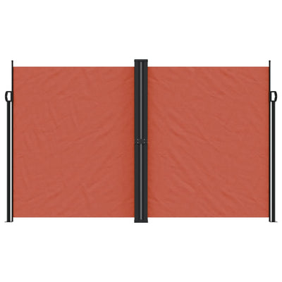 Terrakotta sisäänvedettävä sivumarkiisi Ulmu 200x1200cm
