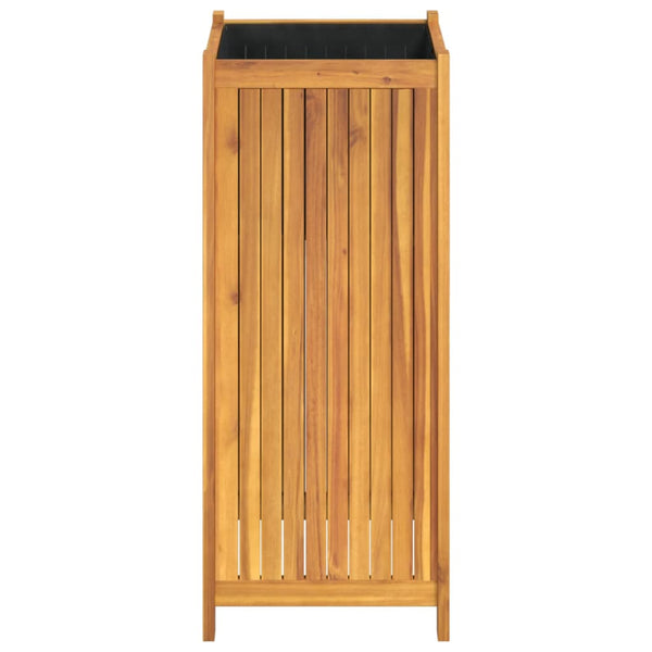 Ulkokukkalaatikko vuorella Onisian 42x42x100cm (akasiapuu)