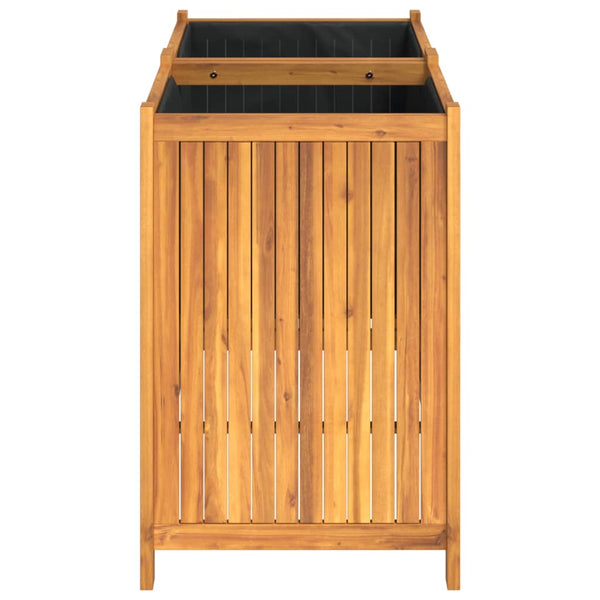 Ulkokukkalaatikko vuorella Onisian 100x50x75cm (akasiapuu)