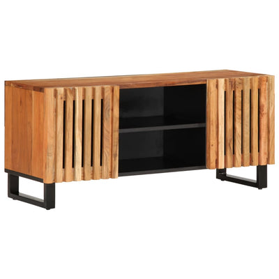 TV-taso 105x34x46 cm täysi akaasiapuu