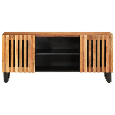 TV-taso 105x34x46 cm täysi akaasiapuu