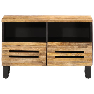 TV-taso 70x34x46 cm täysi karkea mangopuu