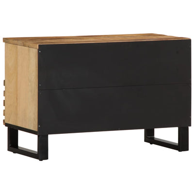 TV-taso 70x34x46 cm täysi karkea mangopuu