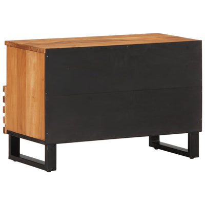TV-taso 70x34x46 cm täysi akaasiapuu