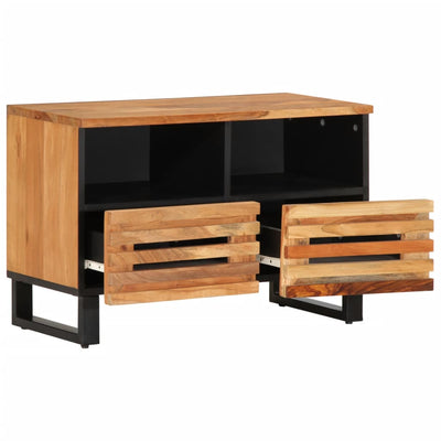 TV-taso 70x34x46 cm täysi akaasiapuu