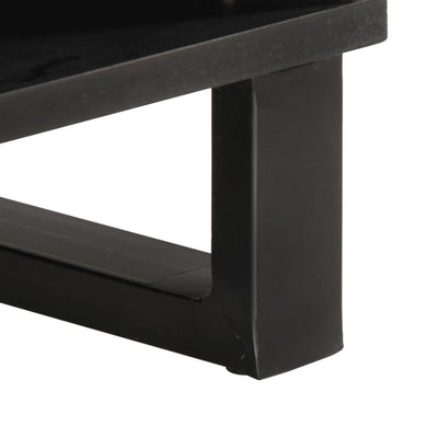 Valkoinen sohvapöytä Wiliam 80x51x40cm (mangopuu)