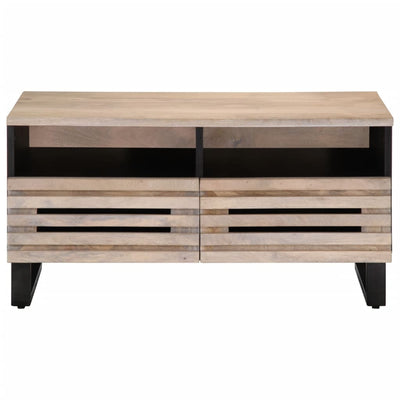 Sohvapöytä 80x55x40 cm täysi mangopuu