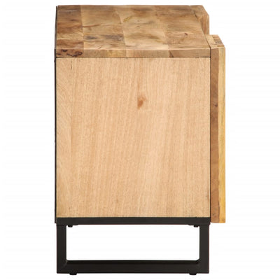 TV-taso 100x34x46 cm täysi karkea mangopuu