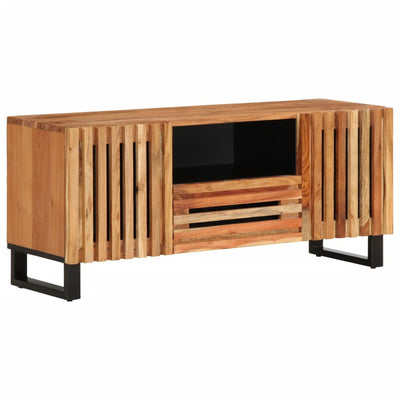 TV-taso 100x34x46 cm täysi akaasiapuu