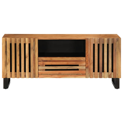 TV-taso 100x34x46 cm täysi akaasiapuu