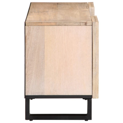 TV-taso 100x34x46 cm täysi mangopuu