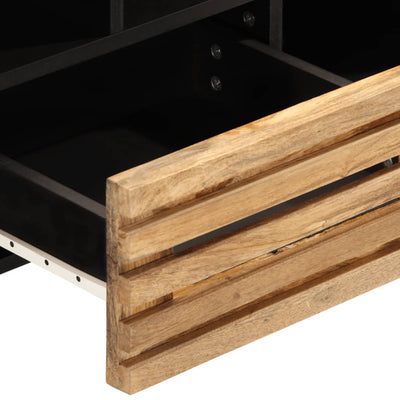 TV-taso 100x34x46 cm täysi karkea mangopuu