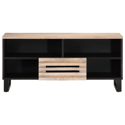 TV-taso 100x34x46 cm täysi mangopuu