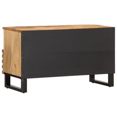 TV-taso 80x34x46 cm täysi karkea mangopuu