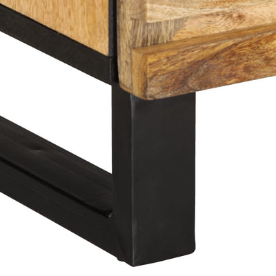 TV-taso 100x34x46 cm täysi karkea mangopuu