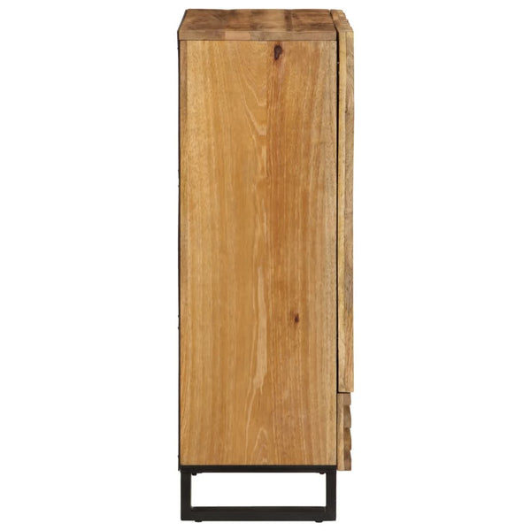 Kaappi 60x34x100 cm täysi karkea mangopuu