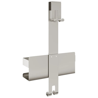 Harjattu ripustettava suihkuhylly Clautita 304 (ruostumaton teräs)