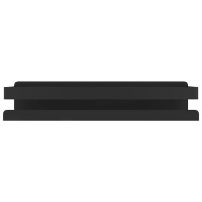 Mattamusta suihkuhylly Draghia 30x10x6cm (harjattu 304 ruostumaton teräs)