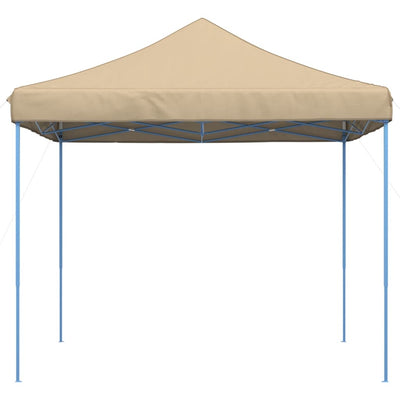 Taitettava pop-up juhlateltta beige 292x292x315 cm