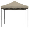 Taitettava pop-up juhlateltta taupe 292x292x315 cm