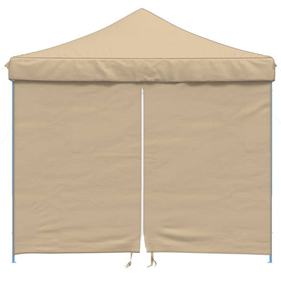 Taitettava pop-up juhlateltta 4 sivuseinällä beige