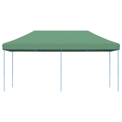 Taitettava pop-up juhlateltta vihreä 580x292x315 cm