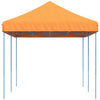 Taitettava pop-up juhlateltta oranssi 580x292x315 cm