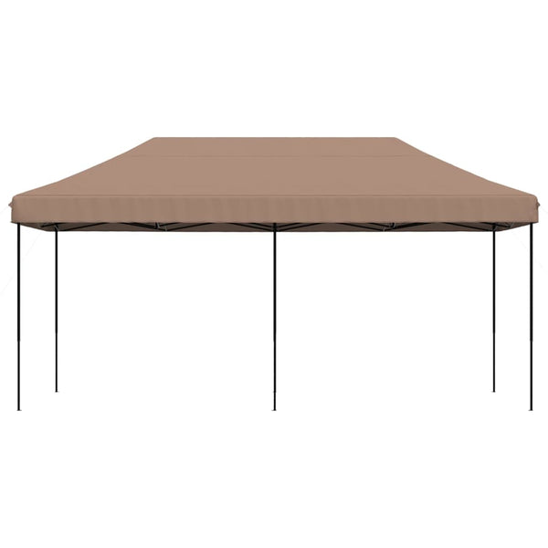 Ruskea taitettava pop-up juhlateltta Reece 580x292x315cm