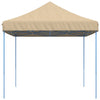 Beige taitettava pop-up juhlateltta Ivancea 440x292x315cm