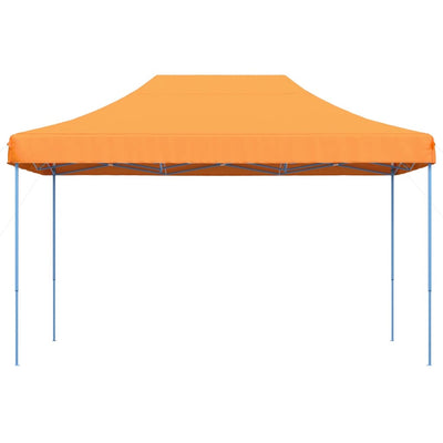 Taitettava pop-up juhlateltta oranssi 440x292x315 cm
