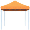 Taitettava pop-up juhlateltta oranssi 440x292x315 cm