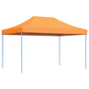 Taitettava pop-up juhlateltta oranssi 440x292x315 cm