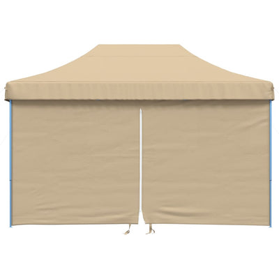 Taitettava pop-up juhlateltta 4 sivuseinällä beige