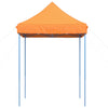 Taitettava pop-up juhlateltta oranssi 200x200x306 cm